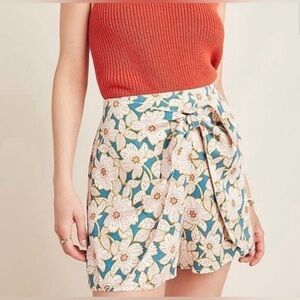 Anthropologie Georgine Floral Shorts | Sz S